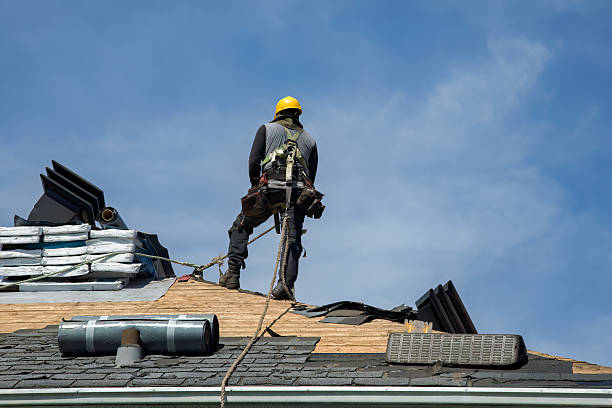 Professional Roofing technician working in Copalis Beach, WA